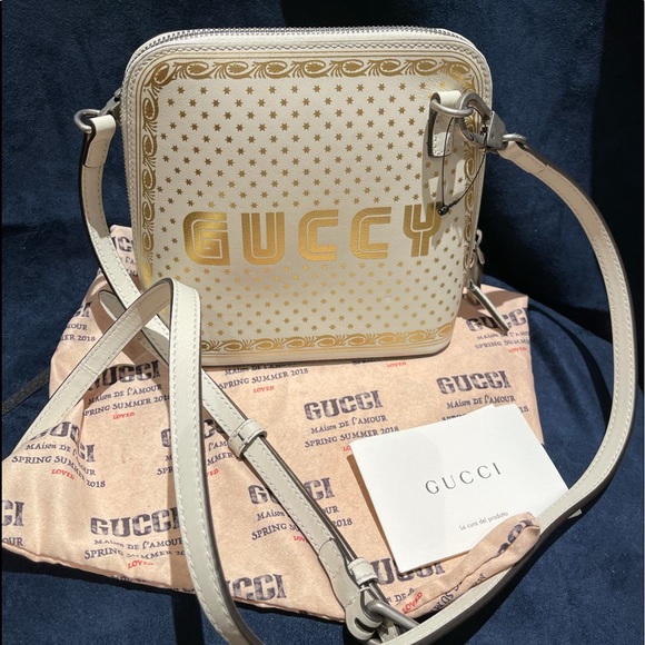 Gucci Handbags - Gucci Guccy 💐HOST PICK💐logo moon and stars leather dome bag